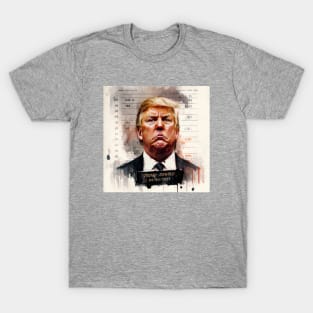 Trump mugshot painting T-Shirt